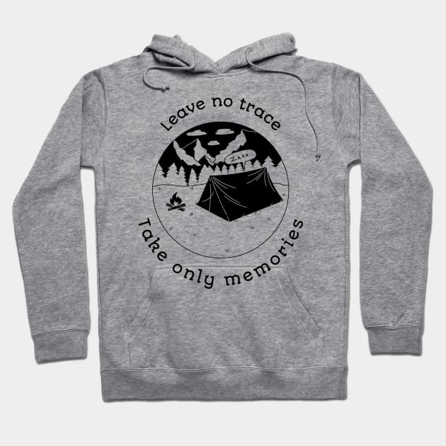 Leave No Trace Hoodie by Dark Wolf Enterprises